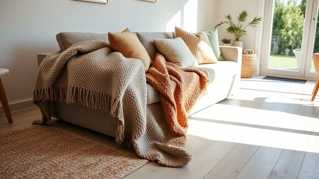 layered cozy textured accents
