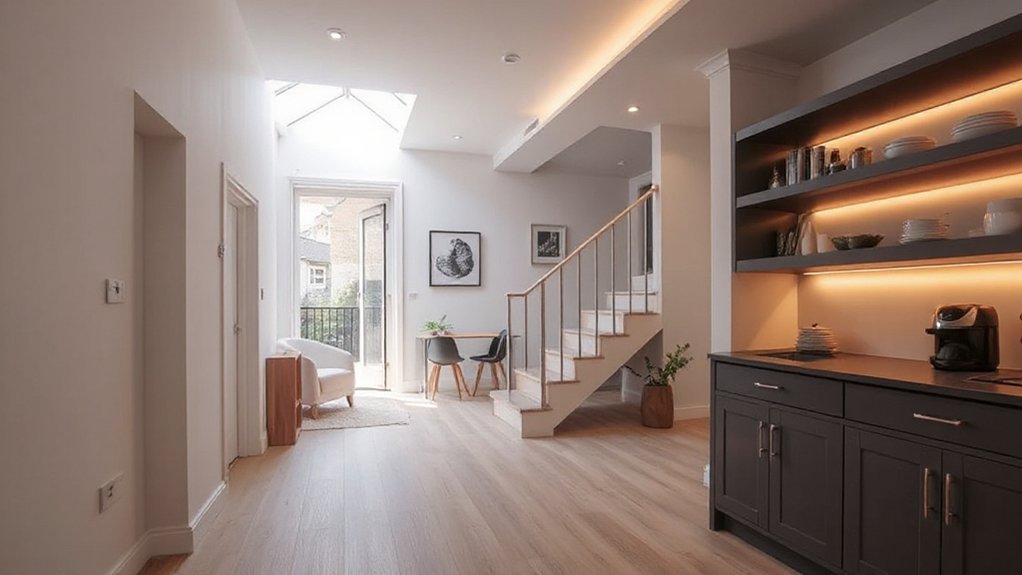 layered lighting for brightness