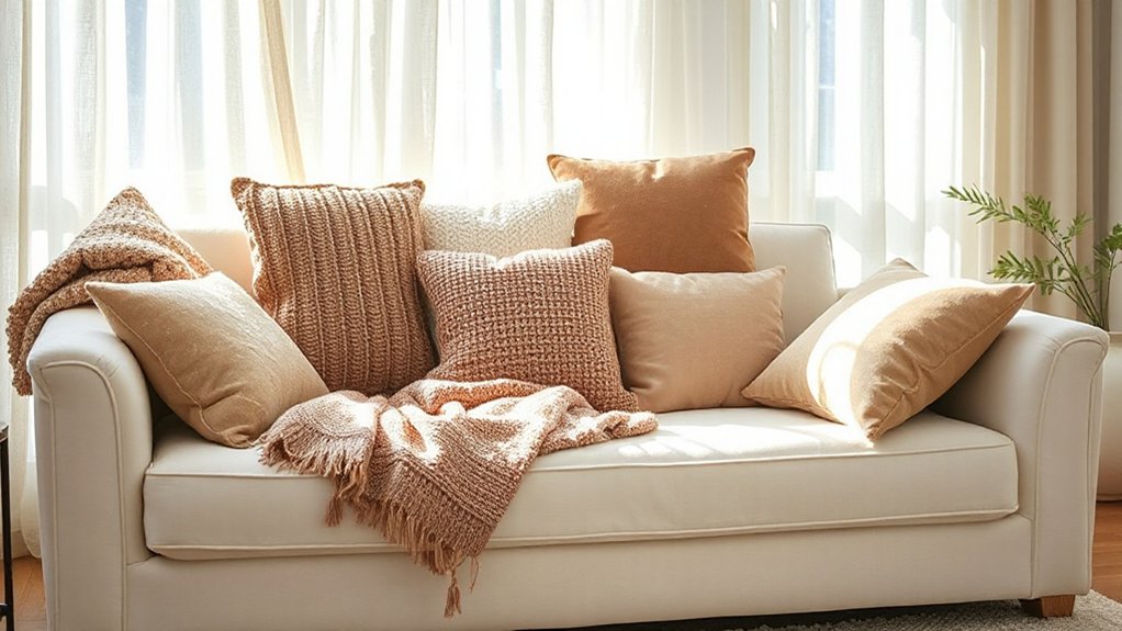 layered textures for comfort