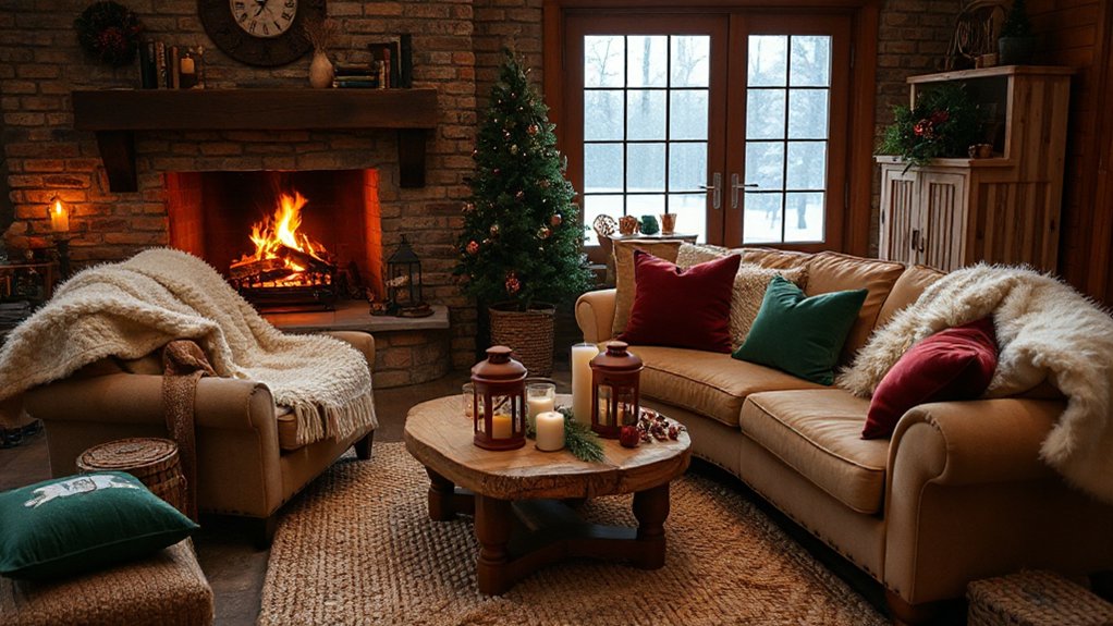 layered warm cozy lighting