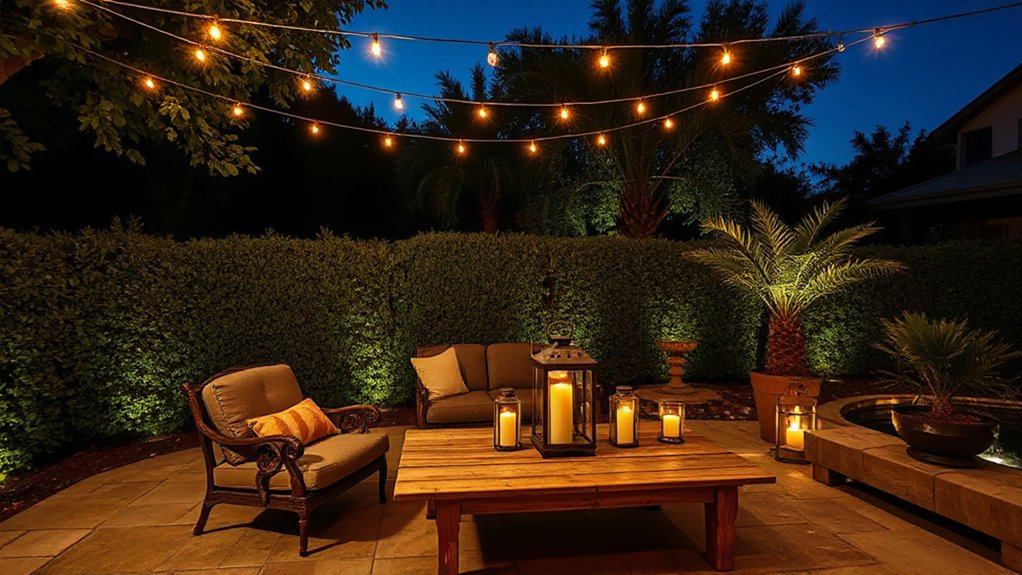 layered warm inviting lighting