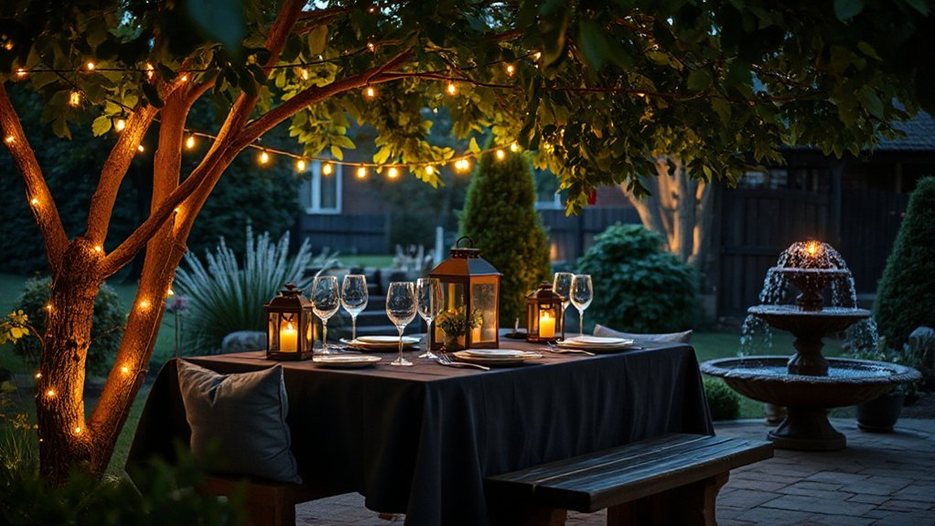 layered warm shaded lighting