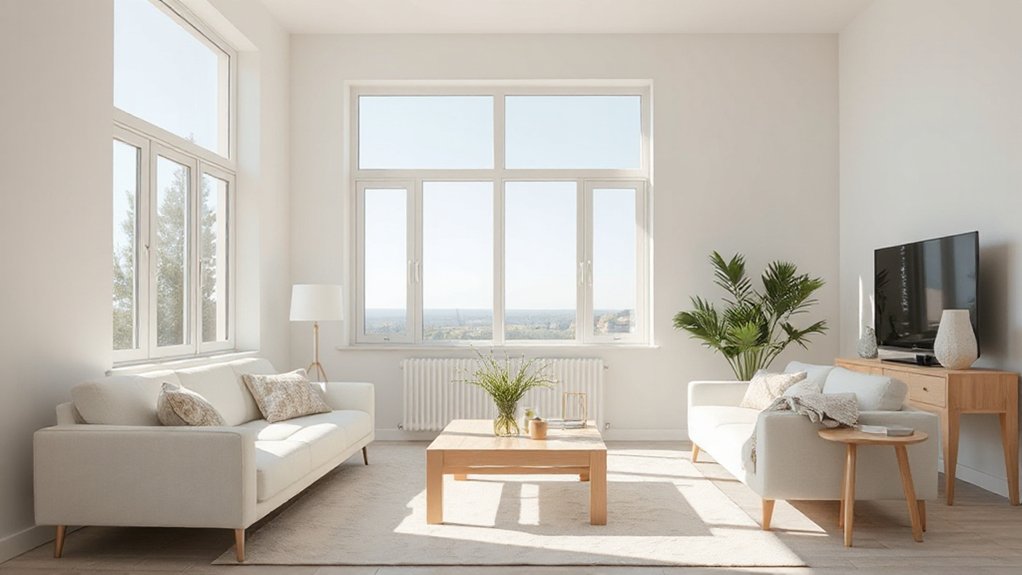 light neutral calming hues