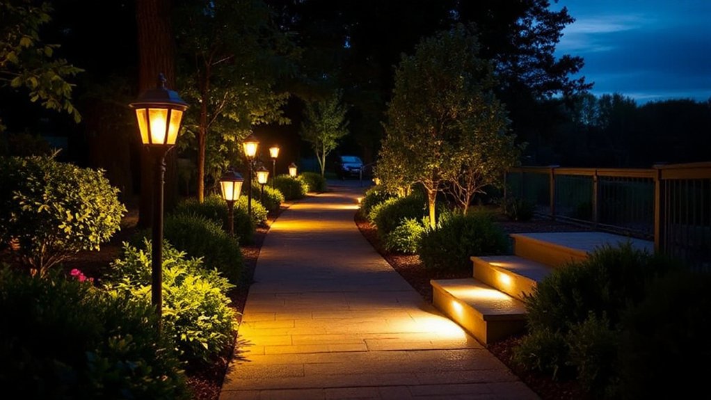 lighting for pathways and entries