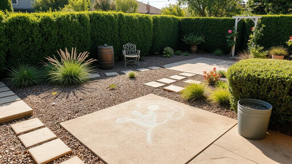 low maintenance durable outdoor spaces