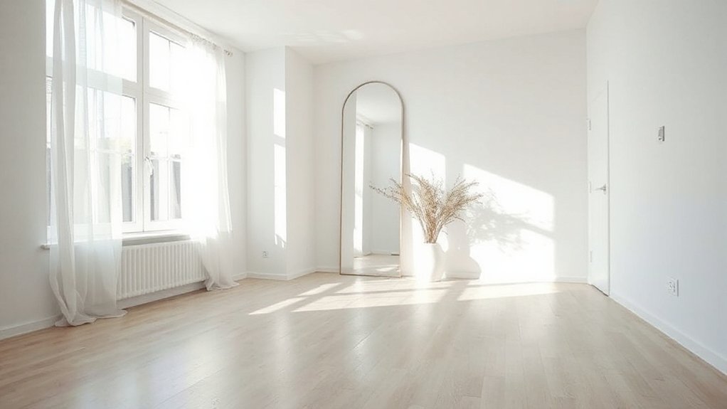 maximize light in north facing rooms