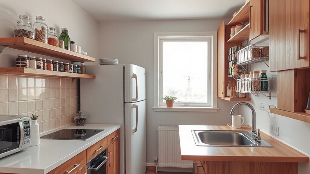 maximize small kitchen space