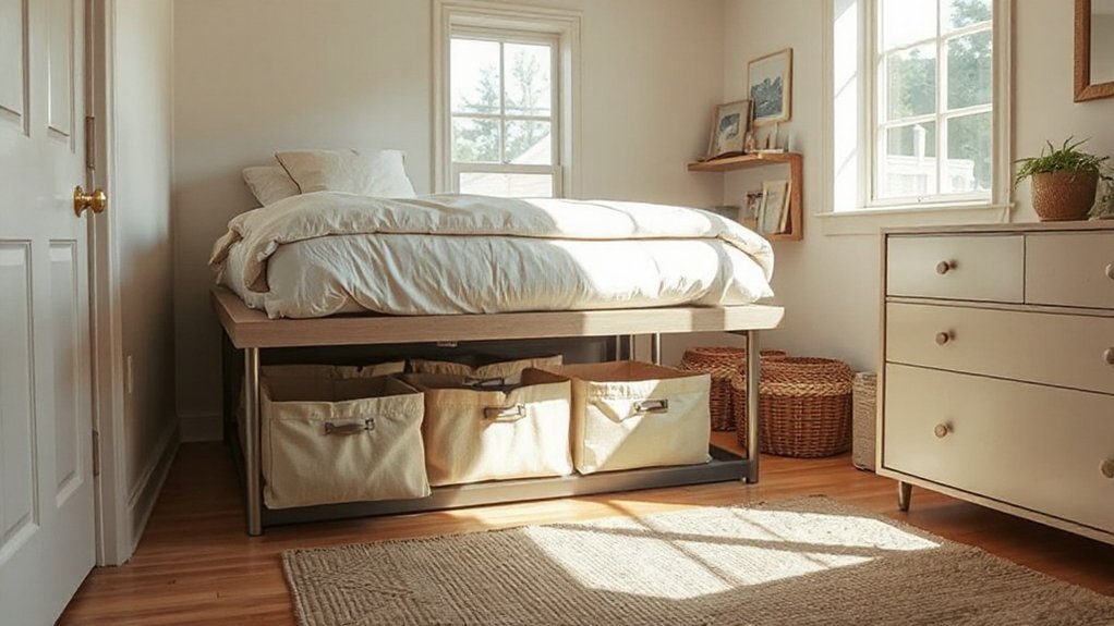 maximize under bed organization efficiency