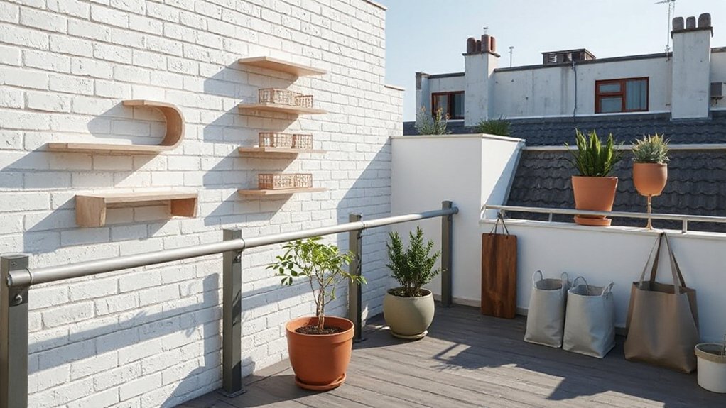 maximize vertical outdoor storage