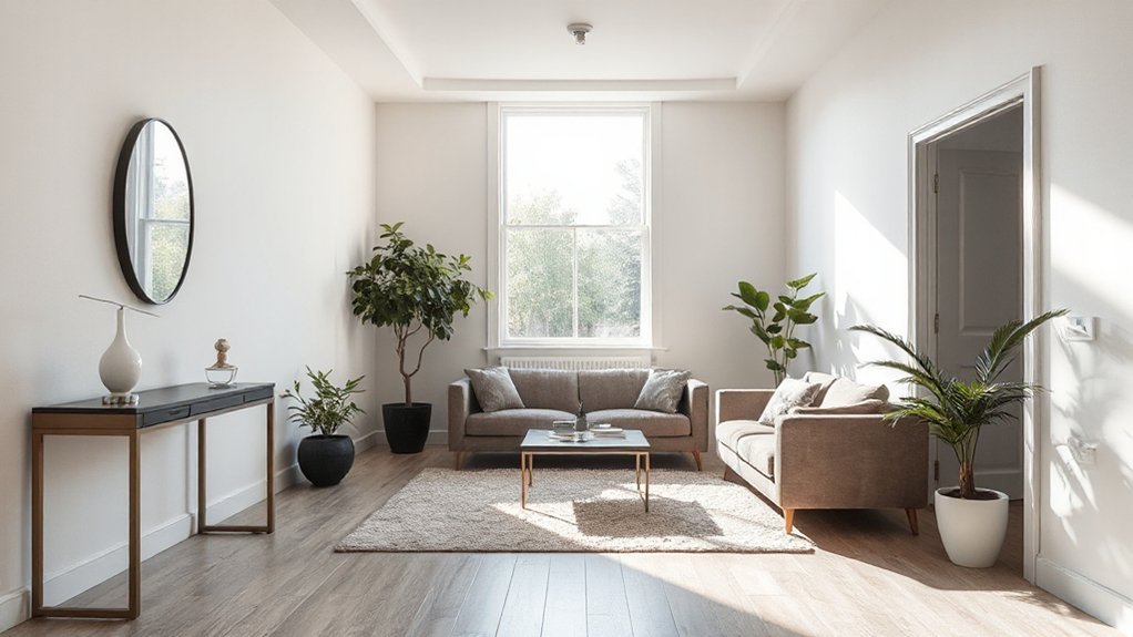 maximizing narrow room space