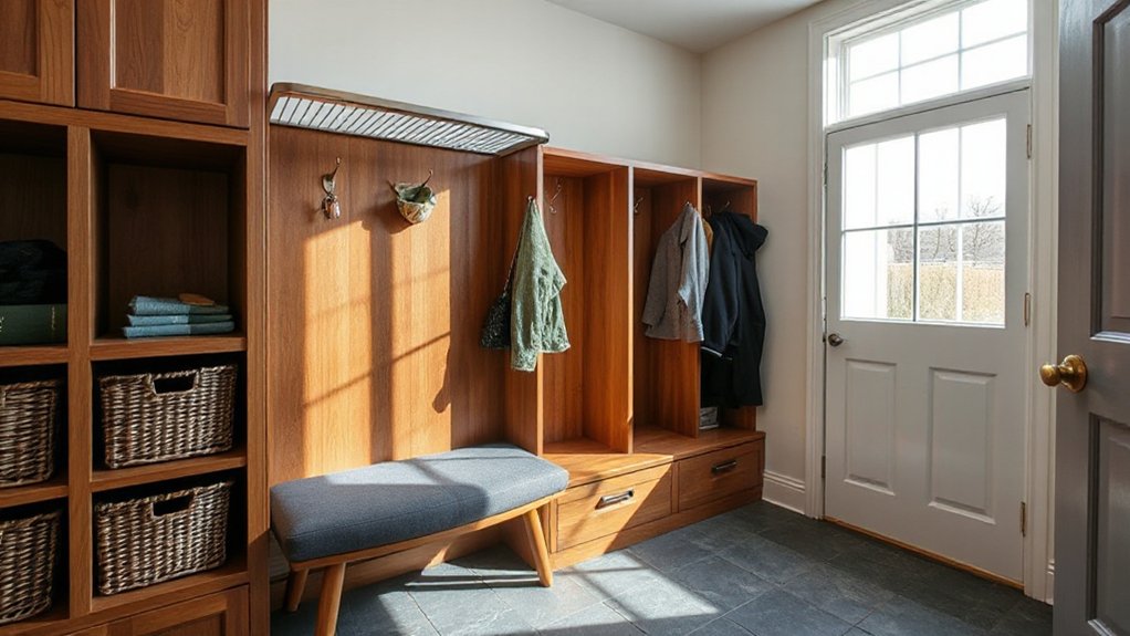 mudroom organization solutions