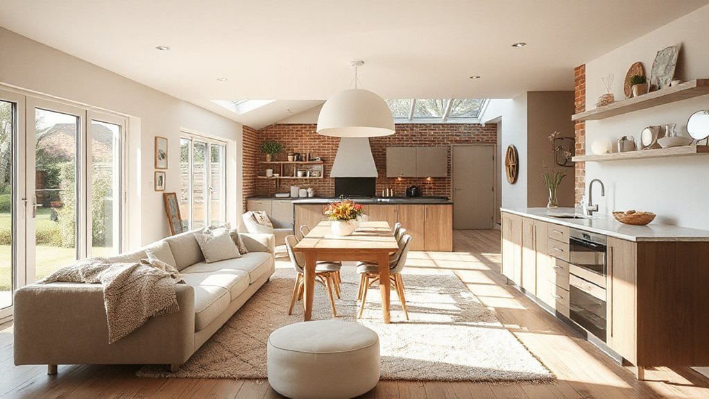 open bright functional zones