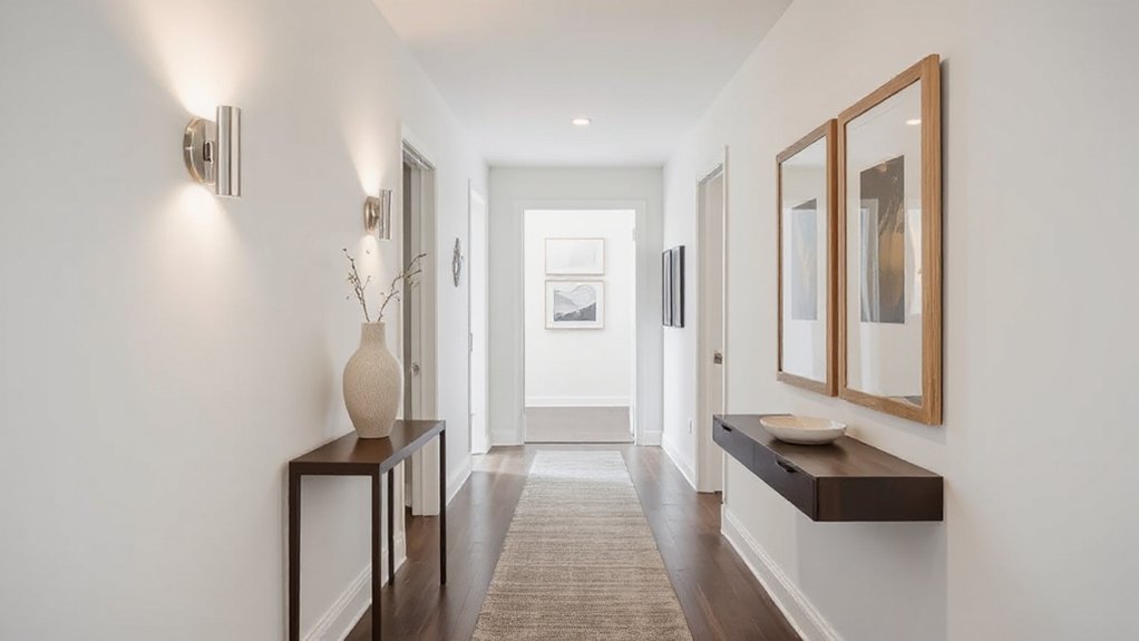 optimize narrow hallway design