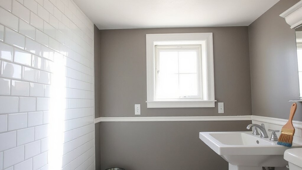 paint to update bathroom