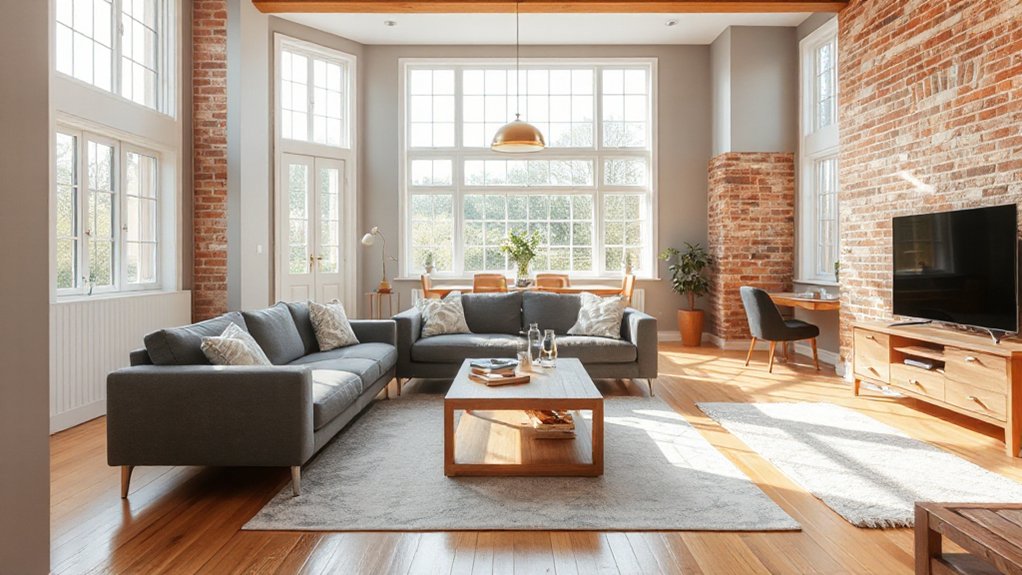 purposeful open plan zoning