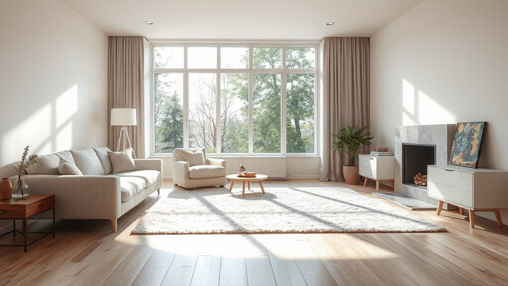 reflective surfaces enhance daylight