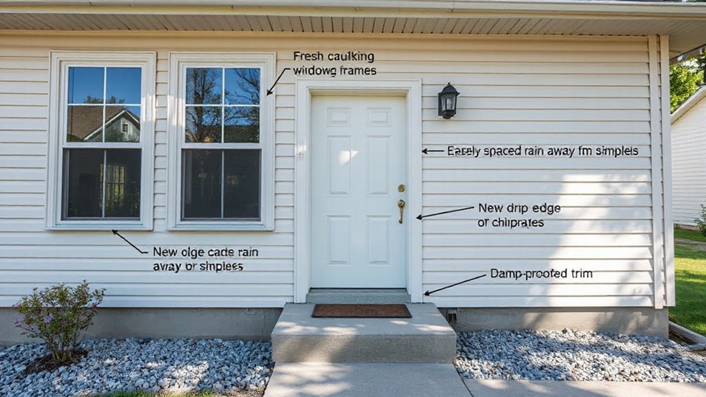 seal drain weatherproof fix