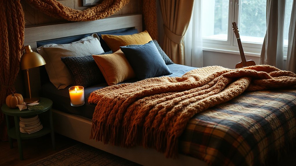seasonal candle scent layering