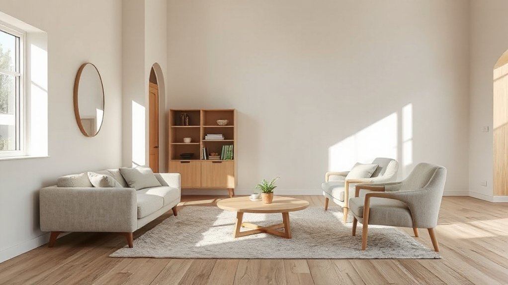 serene colors and textures