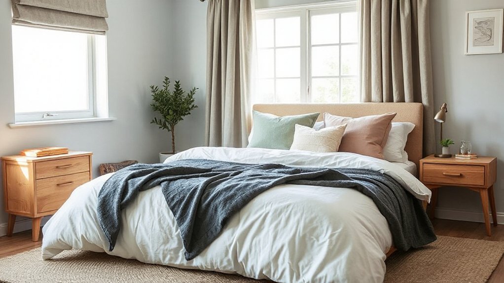 set mood through textile choices