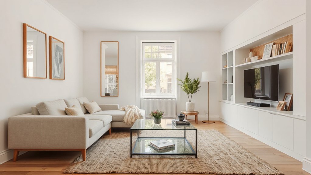 small space warm organized