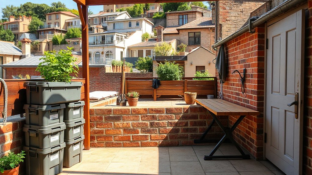 smart storage for terraces