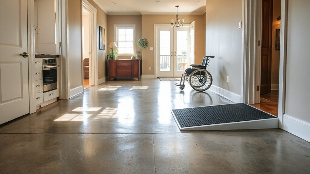 smooth continuous accessible flooring