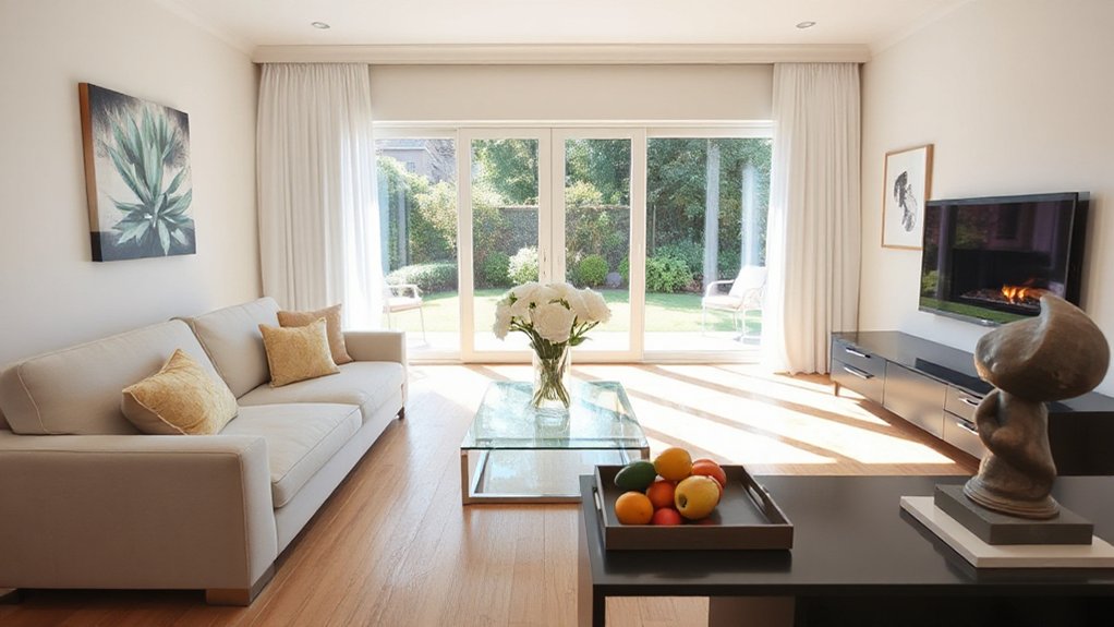 stage and declutter home