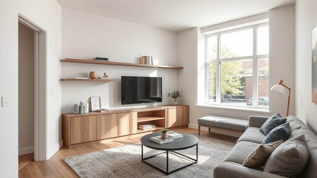 streamlined clutter free storage design