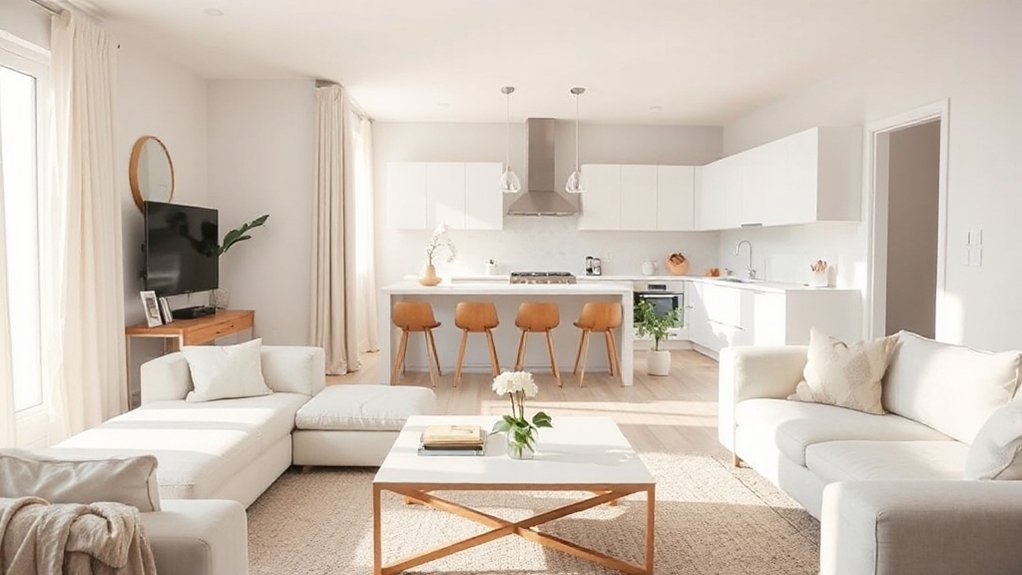 streamlined inviting functional spaces