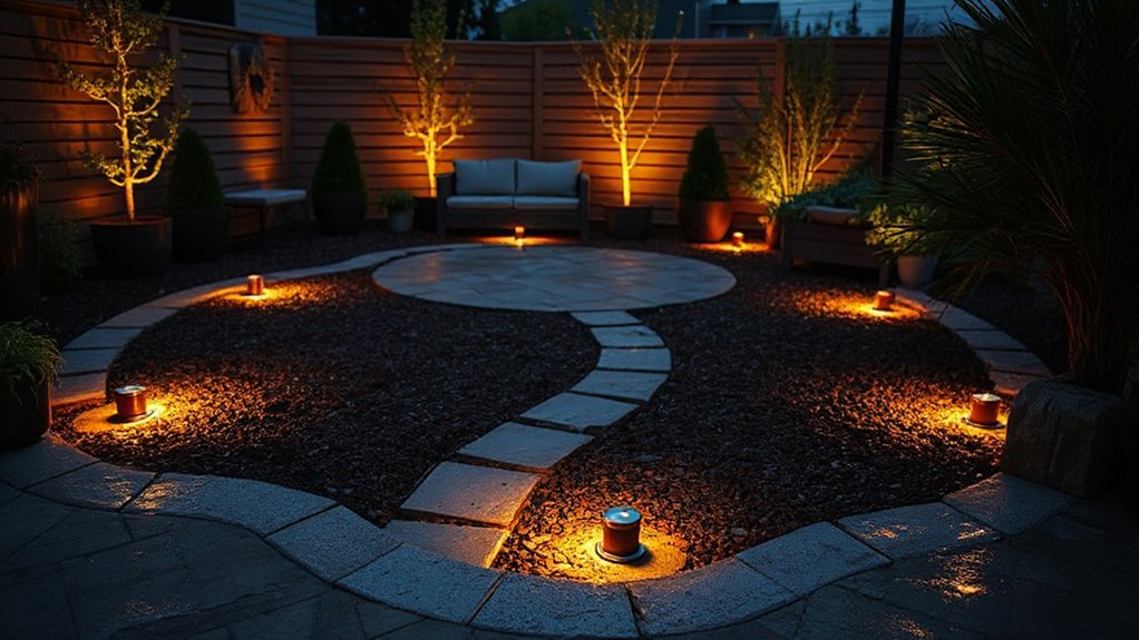 subtle even landscape illumination