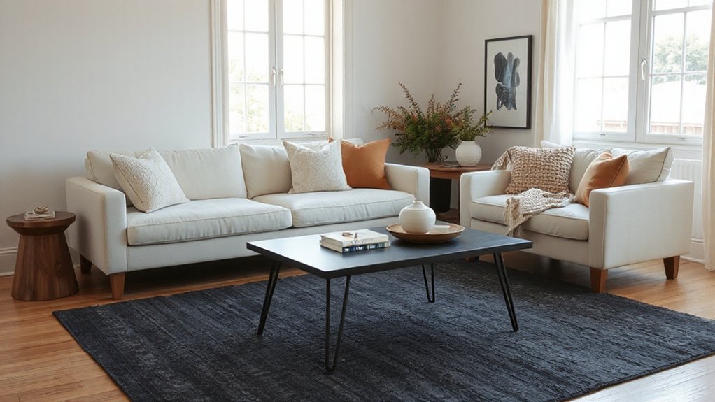 subtle monochrome accents elevate