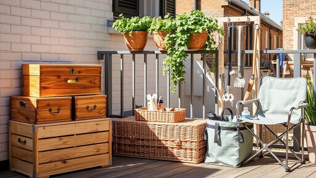 terraced home outdoor storage