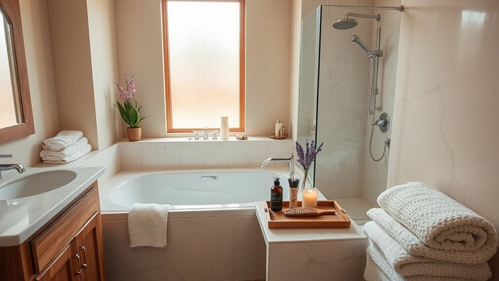 transform your bathroom into serenity