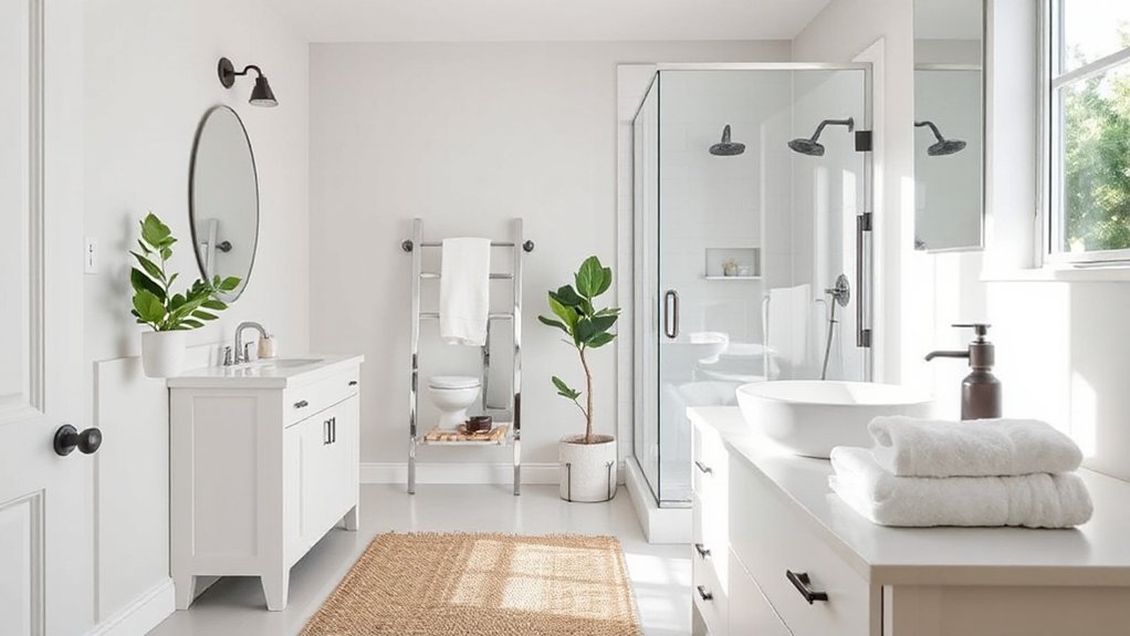 update bathroom with decor