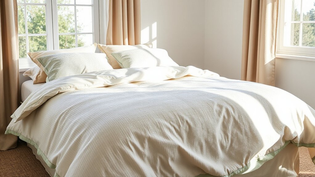 update bedroom with textiles