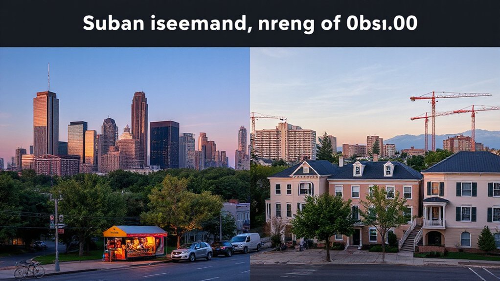 urban versus suburban demand