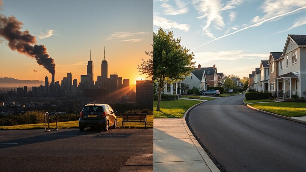 urban vs suburban prices