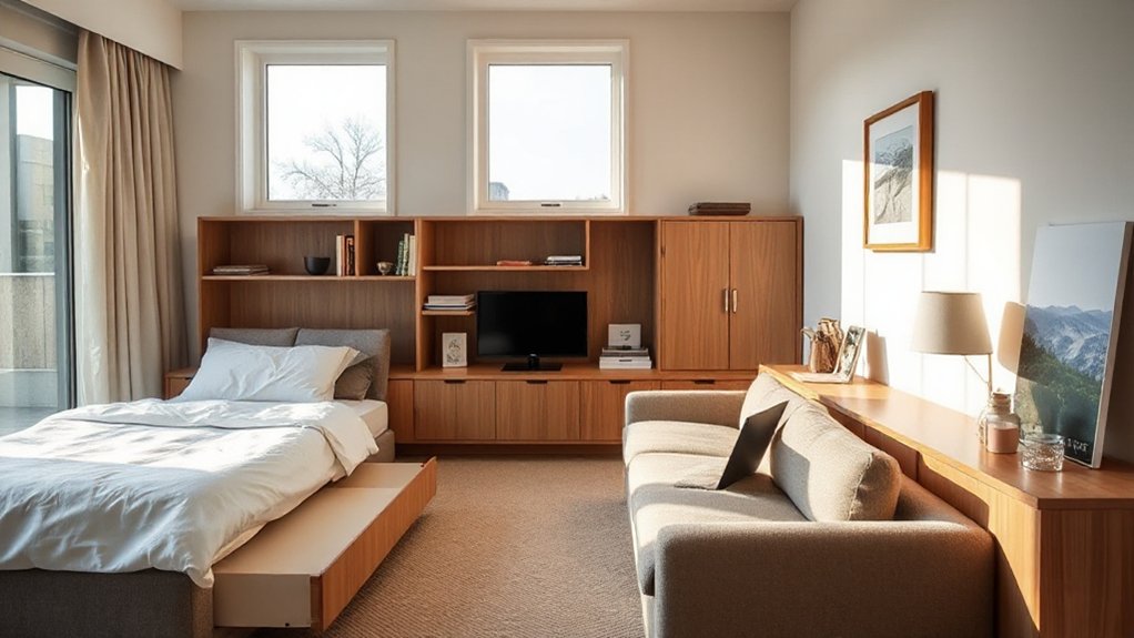 versatile space saving guest room