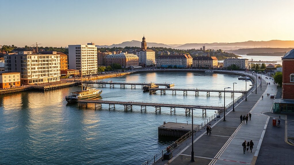 vibrant coastal urban lifestyle