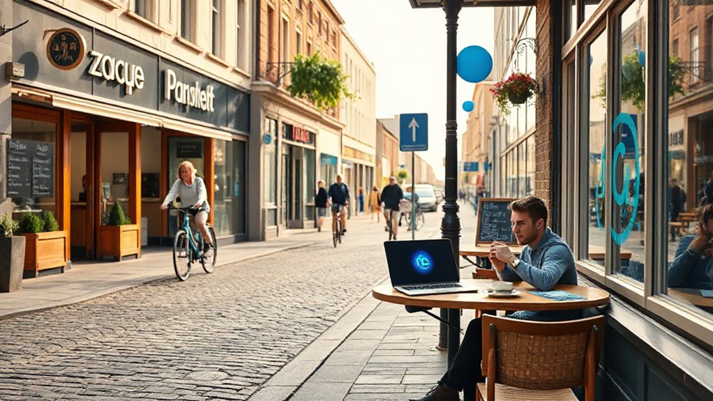 vibrant connected historic growing