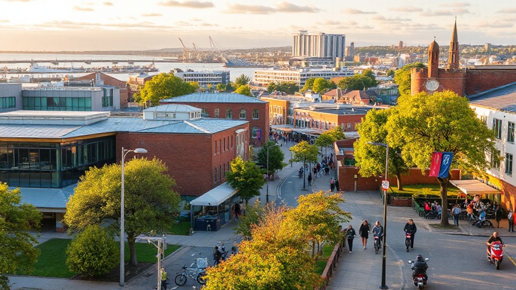 vibrant expanding university community