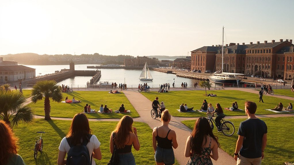 vibrant student community atmosphere