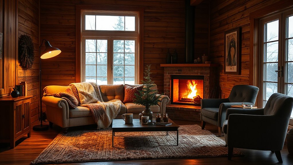 warm inviting winter decor