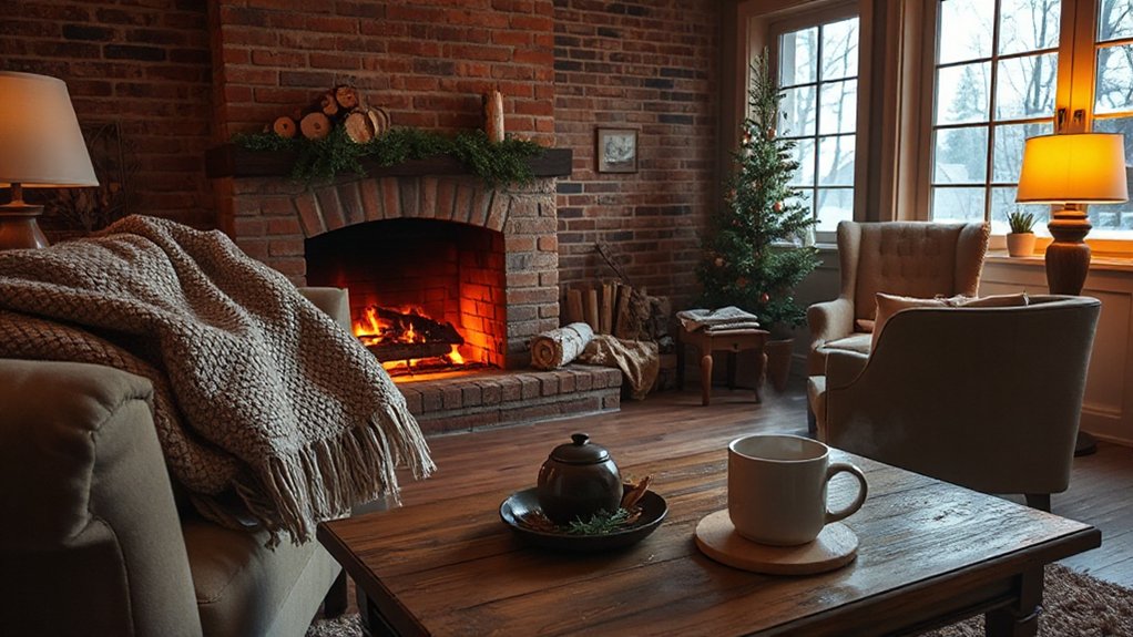 warm inviting winter decor