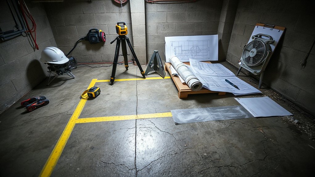 basement slab replacement planning