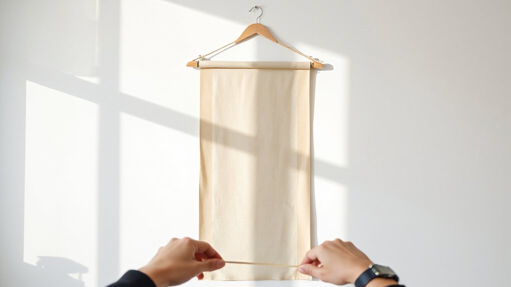choose appropriate hanging hardware