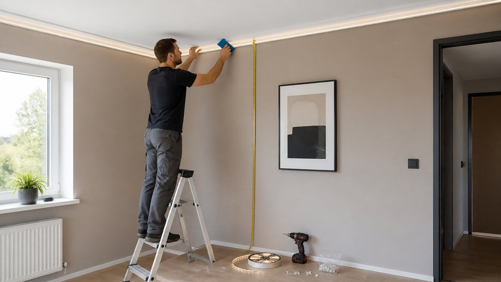 installing led ceiling strips