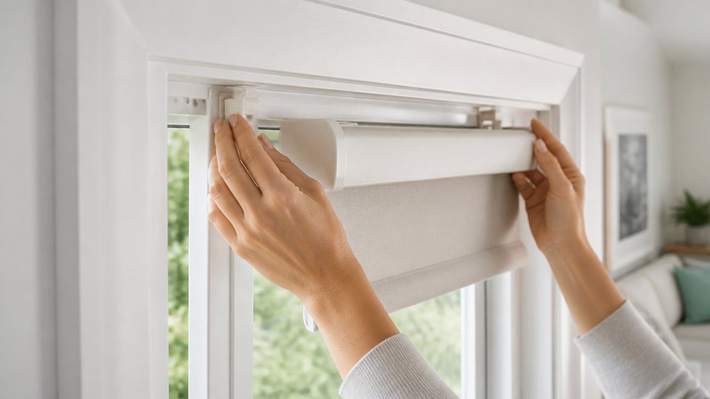 non drill window blind installation