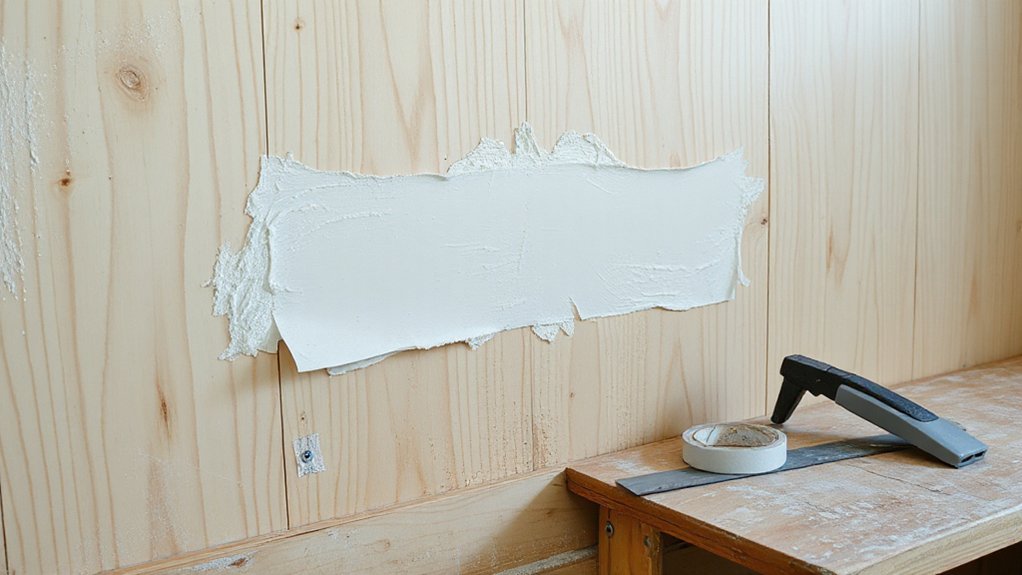 plywood plastering preparation steps
